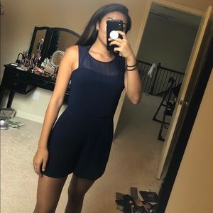 Navy blue casual romper. Great condition.